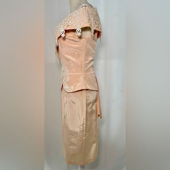 VINTAGE 90s Scott McClintock DRESS 10 - Picture 4 of 7